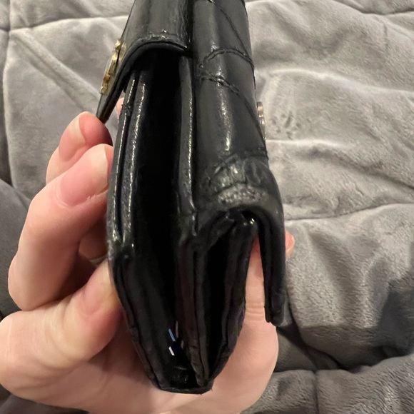 Chanel Black Quilted Lambskin Leather French Purse Wallet - Picture 13 of 16